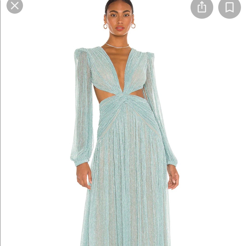 Pat Bo Lurex gown